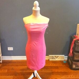 Fashion Nova Pink Velvet Mini Dress